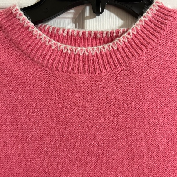 Pink Ruffle Sleeve Sweater - Picture 5 of 5